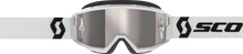 Primal Goggle White Silver Chrome Works