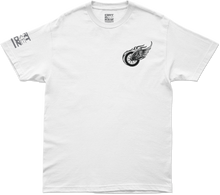 Two Wheels Tee White Lg