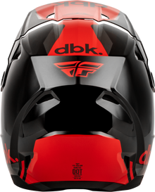 Kinetic Dbk Helmet Black/Red/Grey 2x