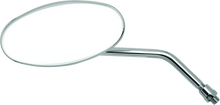 BikeMaster Adjustable Oval Mirror 10mm - Each -Chrome