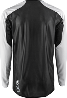 Gravity Dig Long Sleeve Jersey Black/White Sm