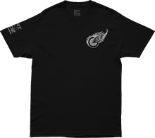 Two Wheels Tee Black Lg