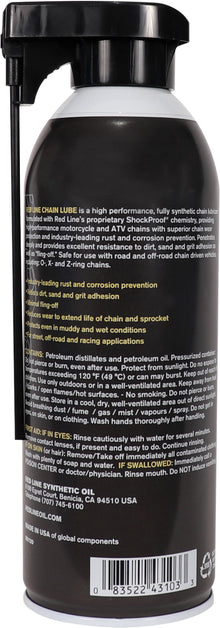 Chain Lube /W Shockproof 13 Oz (6/Case Sold Ea)