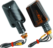 BikeMaster Universal Ministalk Marker Light - Carbon/Smoke