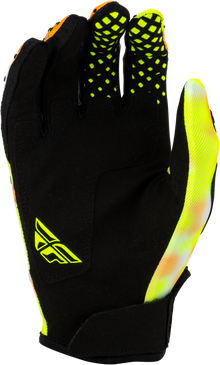 Kinetic Blur Gloves White/Hi Vis/Orange Sm
