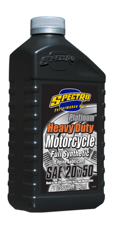Platinum M/C Full Syn Hd Oil 20w50 1qt