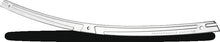Performance Machine Windscreen Trim Scallop - Chrome