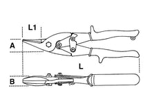 Beta Tools Model 1122 Compound Leverage Shears Straight