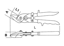 Beta Tools Model 1126 Compound Leverage Shears Straight-Left