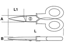 Beta Tools Model 1128 Bm-Electrician's Scissors Straight