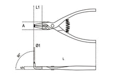 Beta Tools Model 1038 135X13mm-External Circlip Pliers 90°