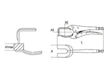 Beta Tools Model 1060 280mm-Pliers fork-Type Jaws