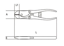 Beta Tools Model 1094 V200mm-Toggle Lever Diagonal Cutting Nippers