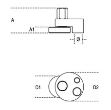Beta Tools Model 1435 1-Eccentric Stud Extractor