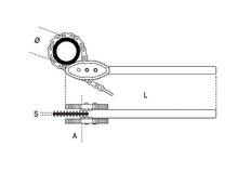 Beta Tools Model 386 A/3-Heavy Duty Reversible Chain Pipe Wrenches