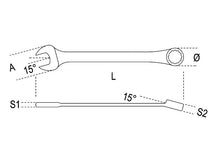 Beta Tools Model 42 As1.3/8-Combination Wrenches