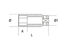 Beta Tools Model 720 13mm-Impact Sockets Long Series