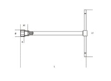 Beta Tools Model 950 11mm-T-Handle Hexagon Socket Wrenches