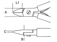 Beta Tools Model 1184 Bm/2-Diagonal Flush Cutting Nippers