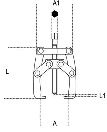 Beta Tools Model 1506 Two-Leg Self-Locking Puller