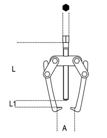 Beta Tools Model 1515 1-Pullers with Two Floating Legs