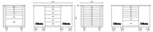 Beta Tools Model C31 R-Mobile Workstation 28 Drawers Red
