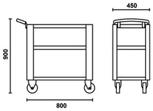 Beta Tools Model C51 G-Easy Trolley Grey