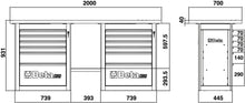 Beta Tools Model C59 B-R-Endurance Workbench 6 Drawers