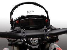 DBK Special Parts (Ducabike) Dash Panel Screw Kit for the Ducati Hypermotard 698 Mono