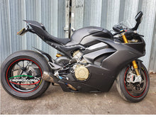 Carbonvani - Ducati Panigale V4 / S / Speciale "STEALTH" Design Carbon Fiber Full Fairing Kit - ROAD VERSION (8 pieces)