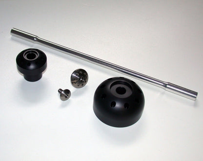 Motocorse Titanium and Delrin Rear axle Slider for Ducati's with Small Single sided Hub
