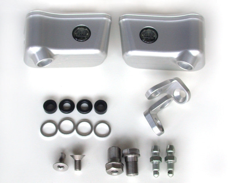 Motocorse Billet Aluminum Reservoirs For Brembo RCS Master Cylinders Brake and Clutch