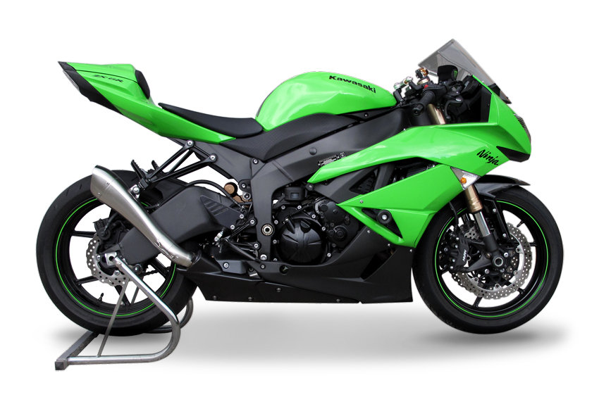 HP CORSE Hydroform Slip-On Exhaust For Kawasaki ZX-6R / 636 (2009-2020)