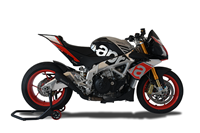 HP CORSE HYDROFORM Slip-on Exhaust with link pipe For Aprilla Tuono V4 (2011-2014)