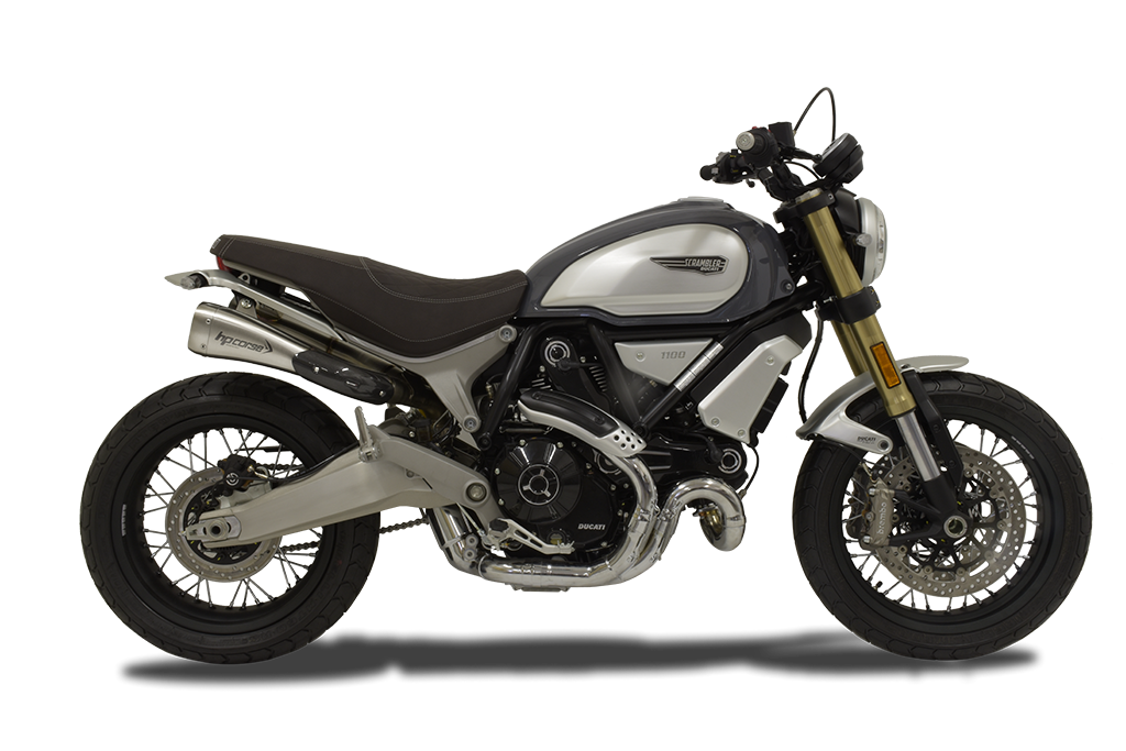 HP CORSE HYDROFORM CORSA SHORT Racing Slip Ons For Ducati Scrambler 1100