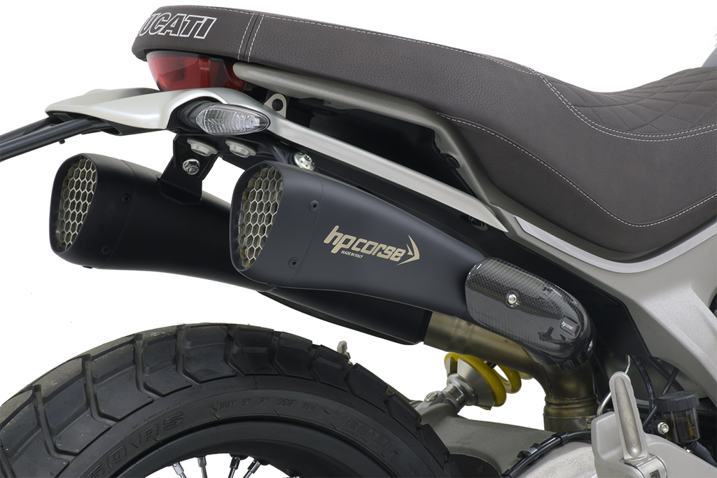 HP CORSE HYDROFORM CORSA SHORT Racing Slip Ons For Ducati Scrambler 1100