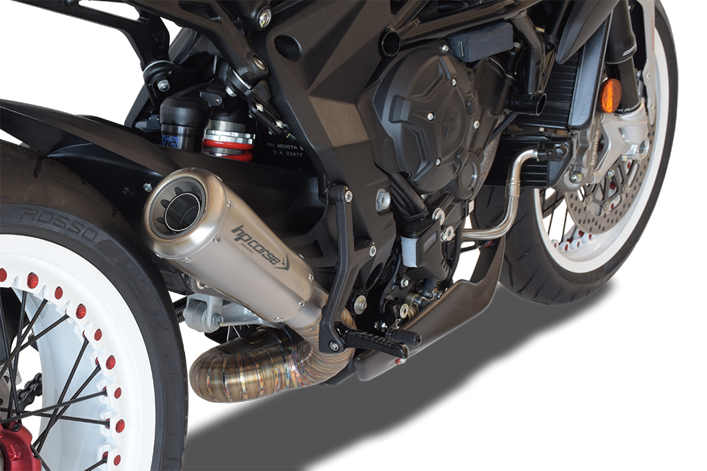 HP CORSE GP07 Low Mount Slip On For MV Agusta Dragster 800 RR / RC (2017-2021 - Euro4)