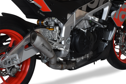 HP CORSE HYDROFORM SHORT Slip-on Exhaust For Aprilla Tuono V4 1100 (2017-2020)