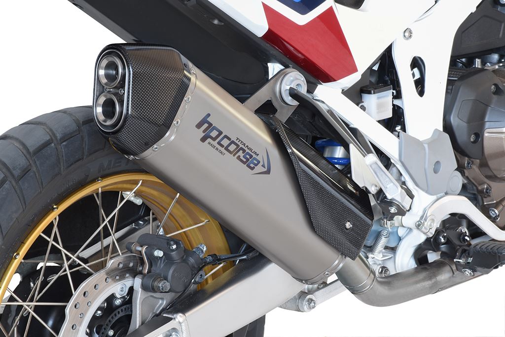 HP CORSE SPS Carbon and 4 Track Exhausts for Honda Africa Twin 1100