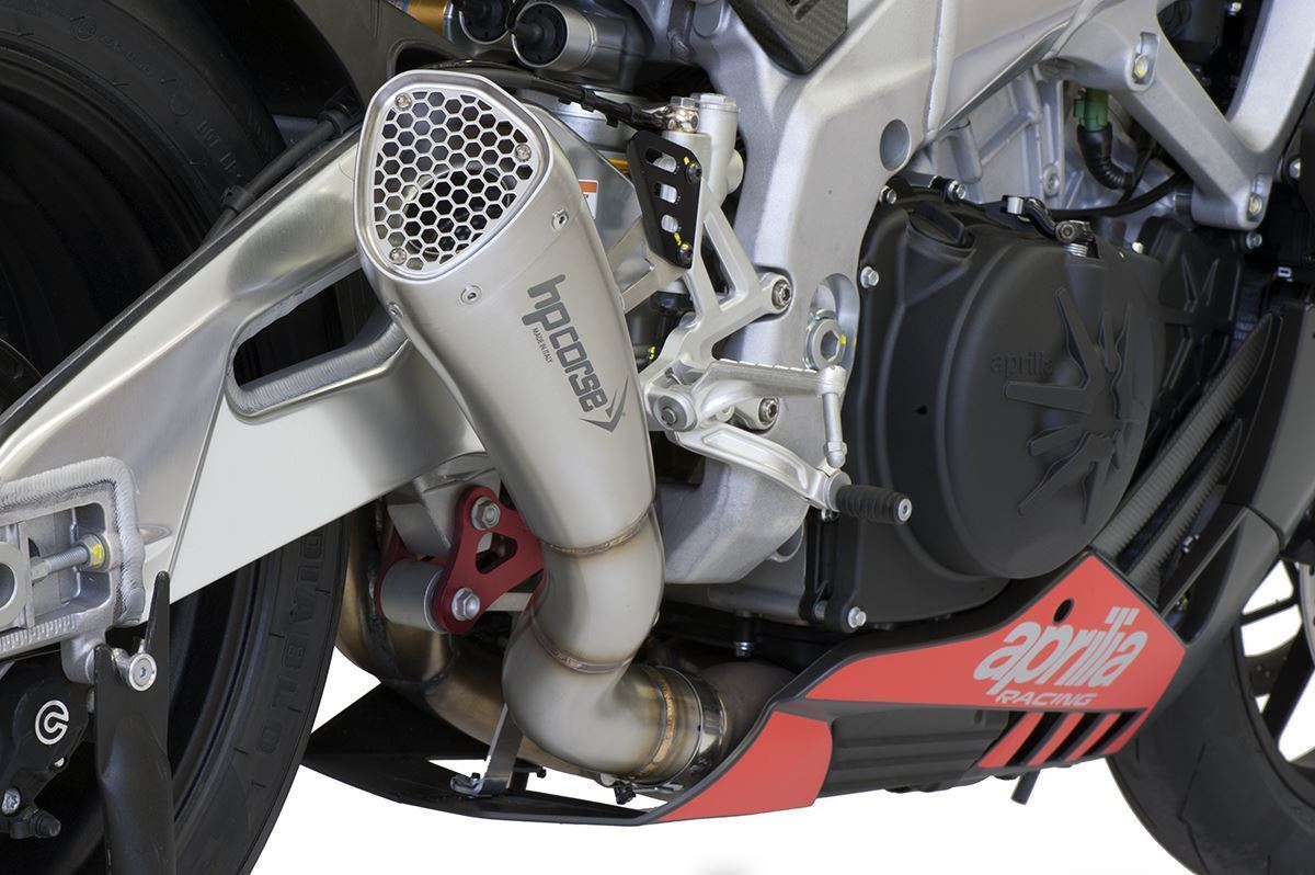HP CORSE HYDROFORM SHORT R Slip-on Exhaust For Aprilla RSV4 RR / RF / Factory / 1100 (2017-2020)