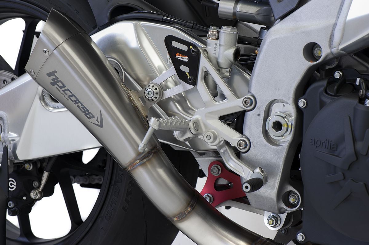 HP CORSE HYDROFORM SHORT R Slip-on Exhaust For Aprilla RSV4 RR / RF / Factory / 1100 (2017-2020)