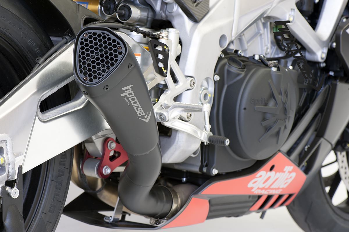 HP CORSE HYDROFORM SHORT R Slip-on Exhaust For Aprilla RSV4 RR / RF / Factory / 1100 (2017-2020)