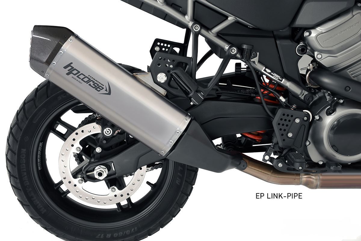 HP CORSE SPS Carbon Slip-on Exhaust and Racing Link Pipe for Harley Davidson Pan America 1250