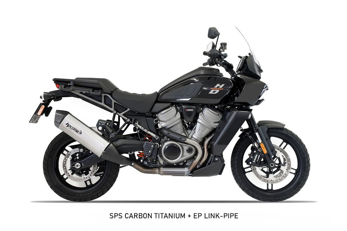 HP CORSE SPS Carbon Slip-on Exhaust and Racing Link Pipe for Harley Davidson Pan America 1250