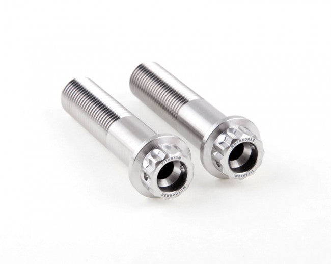 Motocorse Titanium Eccentric Rear Axle Pinch Bolts For MV Agusta Models
