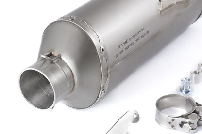 HP CORSE SP-1 SHORT Titanium High Mount Slip-on Exhaust for the Ducati DesertX