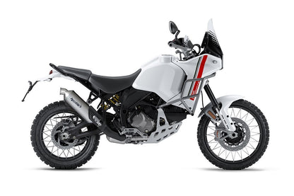 HP CORSE SP-1 SHORT Titanium Low Mount Slip-on Exhaust for the Ducati DesertX