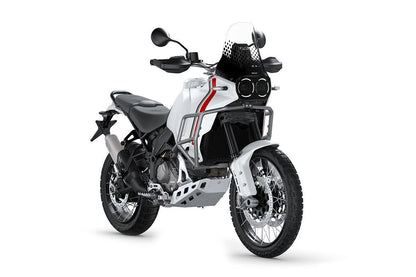 HP CORSE SP-1 SHORT Titanium Low Mount Slip-on Exhaust for the Ducati DesertX
