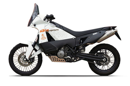 HP CORSE SP-1 350 Dual Titanium Slip-on Exhaust for KTM 990 Adventure (06-14)