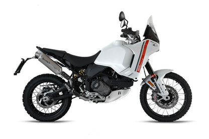 HP CORSE SP-1 SHORT Titanium High Mount Slip-on Exhaust for the Ducati DesertX
